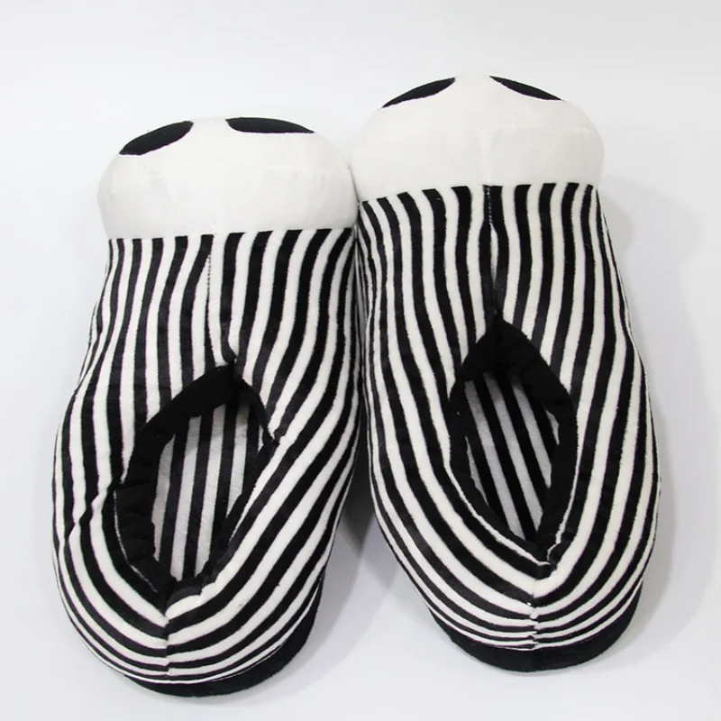 Men Shoes Models - Pantoufles en peluche Jack Skellington de