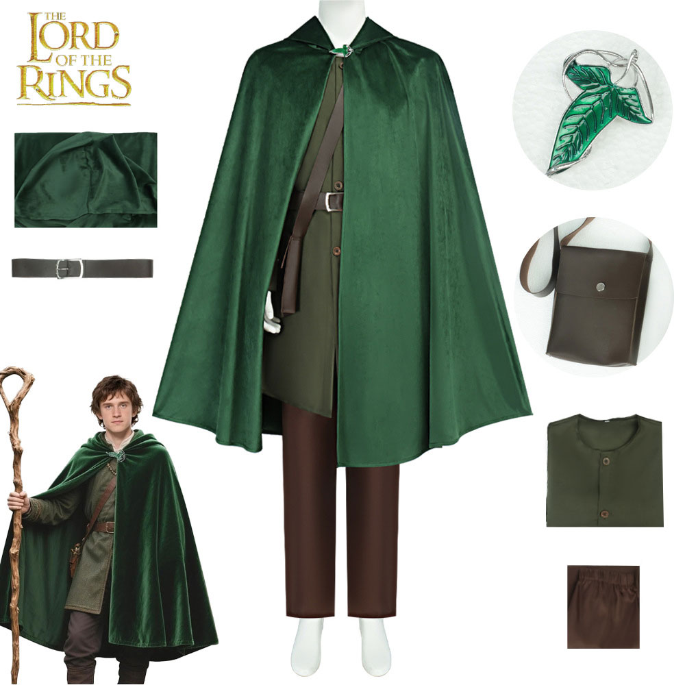 Men'S Shoes Brogues - Costume de cosplay Hobbit, cape médiévale