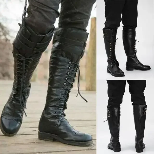Men Shoes Europe To Us - Bottes de Cosplay Steampunk médiévales pour