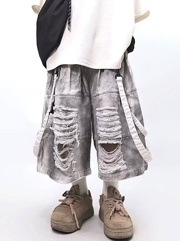 Men'S Shoes For Jeans - Shorts déchirés pour hommes style hip-hop