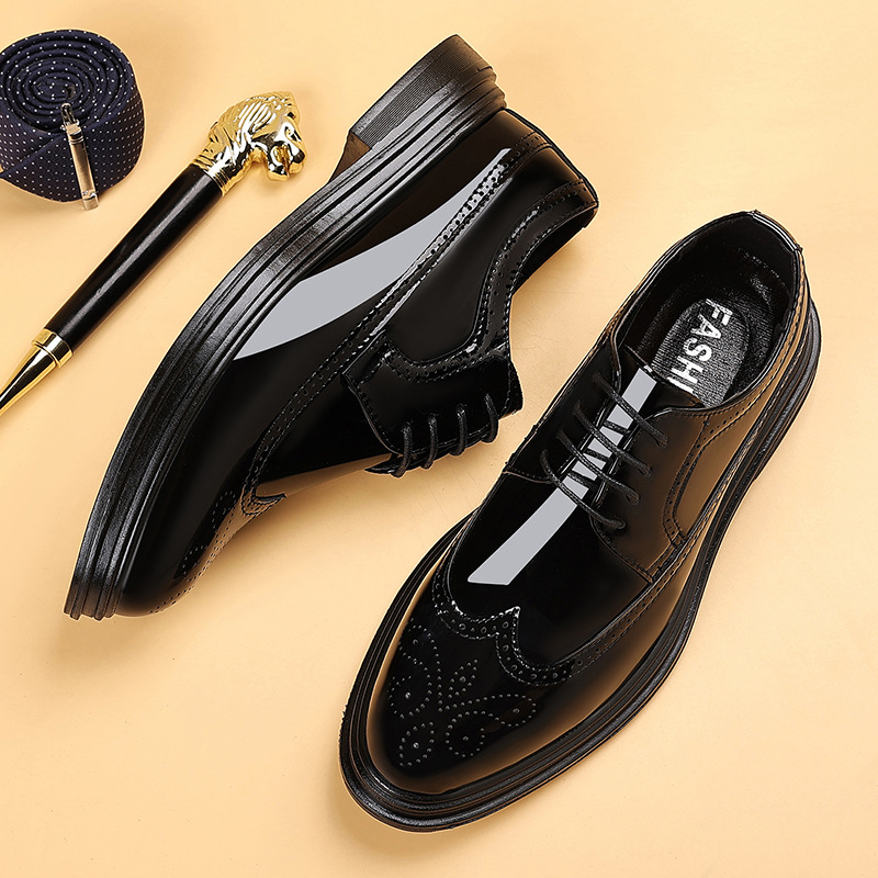 Chaussures habillées en cuir v - Men'S Shoes Brogues avis et prix
