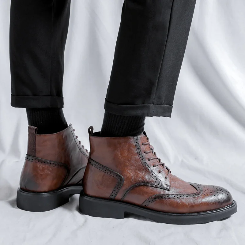 Bottines Chelsea Vintage pour  - Men'S Shoes Brogues avis et prix