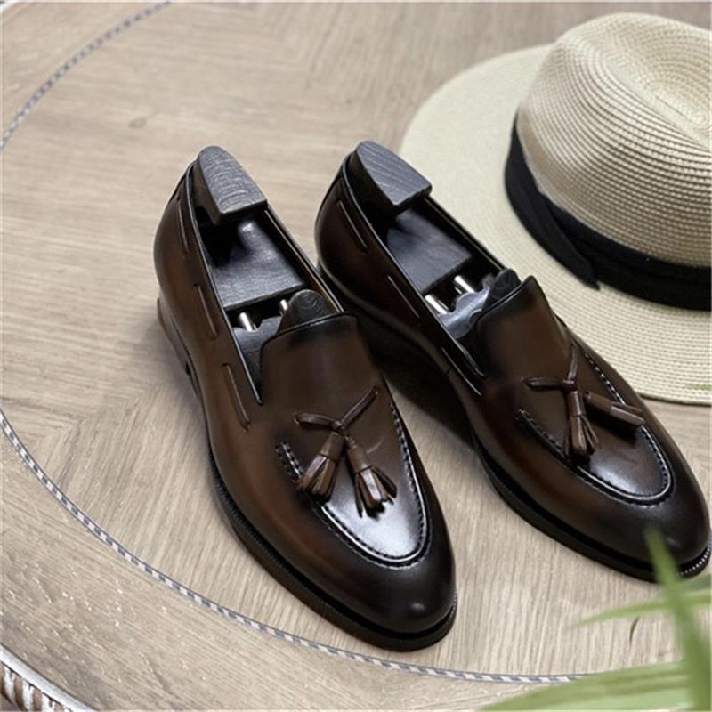 Mocassins rétro en cuir vérita - Men Shoes H&M avis et prix
