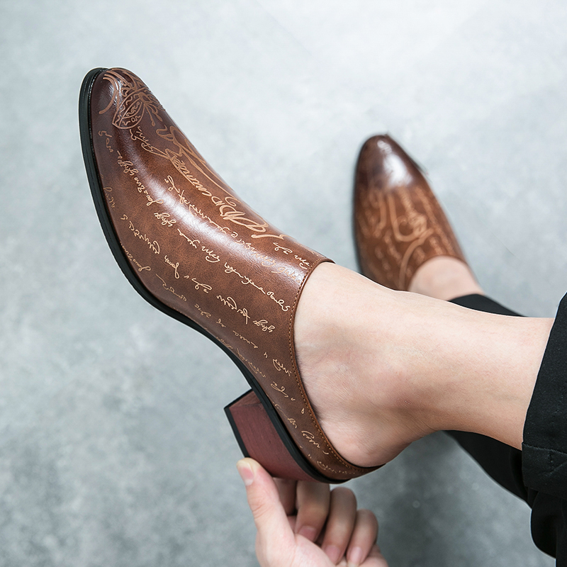 Mules en cuir marron pour homm - Men'S Shoes In Style avis et prix