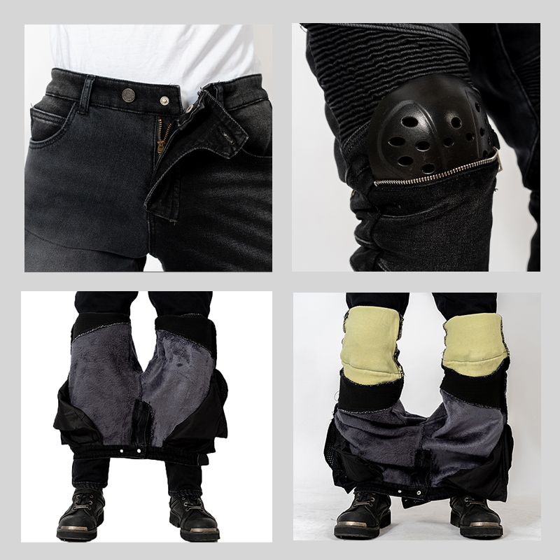 Pantalon de moto d'hiver chaud - Men'S Shoes For Jeans avis et prix