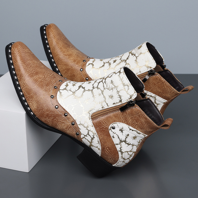 Bottes Chelsea en cuir pour ho - Men'S Shoes Brogues avis et prix