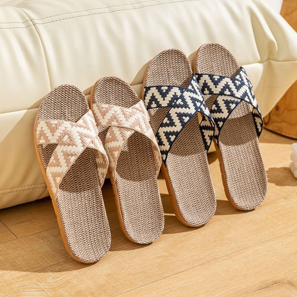 Chaussons croisés en lin style - Men'S Shoes In Style avis et prix